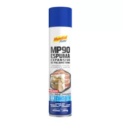 ESPUMA EXPANSIVA PU 430ML MUNDIAL PRIME - Rabelo Materiais Para Construção