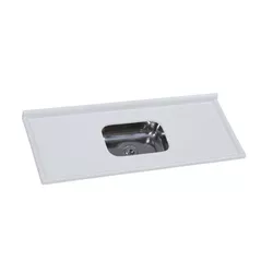 PIA RORALIT CUBA INOX 1,40X55 GELO A.J.RORATO - Rabelo Materiais Para Construção