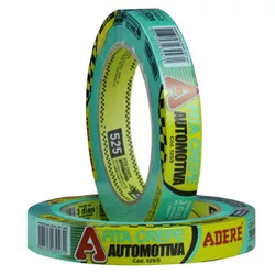 FITA CREPE AUTOMOTIVA VERDE 18MMX50M 525 ADERE - Rabelo Materiais Para Construção