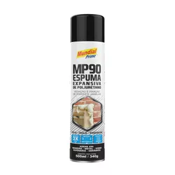 ESPUMA EXPANSIVA PU MP90 500ML MUNDIAL PRIME - Rabelo Materiais Para Construção