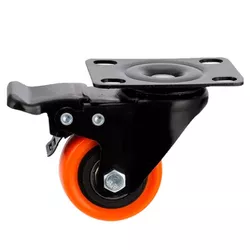 RODÍZIO GIRATÓRIO BLACK/LARANJA 3