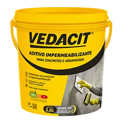 ADITIVO IMPERMEABILIZANTE GALÃO 3,6 LITROS VEDACIT - Rabelo Materiais Para Construção