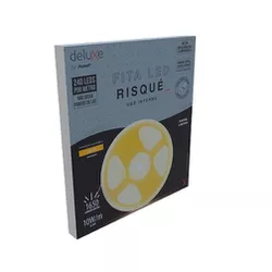 FITA LED INTERNA RISQUÉ 10W 3000K 5 METROS 12V 192... - Rabelo Materiais Para Construção
