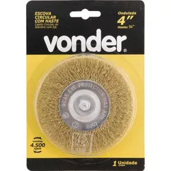 ESCOVA DE AÇO CIRCULAR (B) 4X1/2 HASTE 1/4 6325004... - Rabelo Materiais Para Construção