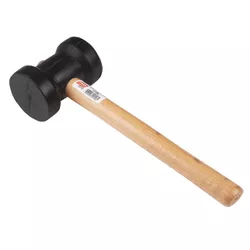 MARTELO DE BORRACHA ECO HOBBY PRETO 60MM 32455 MAX - Rabelo Materiais Para Construção