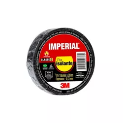 FITA ISOLANTE PRETA 18MMX20 METROS 3M - Rabelo Materiais Para Construção