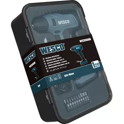 PARAFUSADEIRA A BATERIA WS2555K 12V WESCO - Rabelo Materiais Para Construção