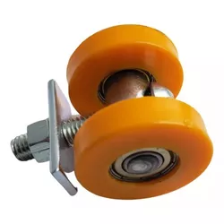 RODÍZIO DUPLO NYLON 40MM RMC - Rabelo Materiais Para Construção