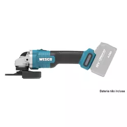 ESMERILHADEIRA ANGULAR A BATERIA BRUSHLESS 125MM 1... - Rabelo Materiais Para Construção