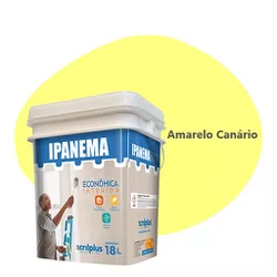 TINTA ECONÔMICA IPANEMA AMARELO CANÁRIO 18 LITROS ... - Rabelo Materiais Para Construção