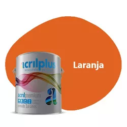 TINTA PREMIUM SEMI-BRILHO LARANJA 3,6 LITROS 04205... - Rabelo Materiais Para Construção