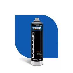 TINTA COLLOR SPRAY AZUL MÉDIO 210GR 400ML CIACOLLO... - Rabelo Materiais Para Construção