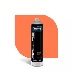 TINTA COLLOR SPRAY LARANJA 210GR 400ML CIACOLLOR - Rabelo Materiais Para Construção