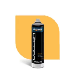 TINTA COLLOR SPRAY AMARELO 210GR 400ML CIACOLLOR - Rabelo Materiais Para Construção
