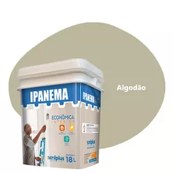 TINTA ECONÔMICA IPANEMA ALGODÃO 18 LITROS 150064 A... - Rabelo Materiais Para Construção