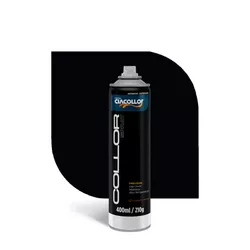 TINTA COLLOR SPRAY PRETO FOSCO 210GR 400ML CIACOLL... - Rabelo Materiais Para Construção