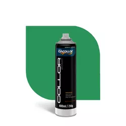 TINTA COLLOR SPRAY METÁLICO VERDE 210GR 400ML CIAC... - Rabelo Materiais Para Construção