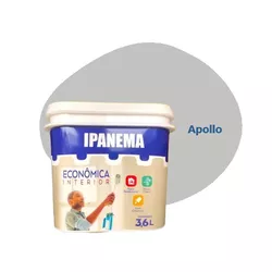 TINTA ECONÔMICA IPANEMA APOLLO 3,6 LITROS ACRILPLU... - Rabelo Materiais Para Construção