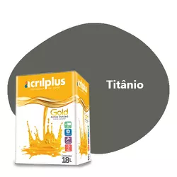TINTA GOLD STANDARD ACETINADO TITÂNIO 3,6 LITROS 1... - Rabelo Materiais Para Construção