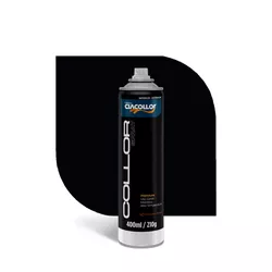 TINTA COLLOR SPRAY PRETO BRILHANTE 210GR 400ML CIA... - Rabelo Materiais Para Construção