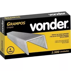 GRAMPO GRAMPEADOR PNEUMÁTICO 8MM GPV-8 (CAIXA 2500... - Rabelo Materiais Para Construção
