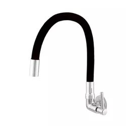 TORNEIRA COZINHA GIRATÓRIA PAREDE FLEX BLACK S. 1/... - Rabelo Materiais Para Construção