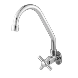 TORNEIRA COZINHA GIRATÓRIA PAREDE ALTA RAVENA 1/4V... - Rabelo Materiais Para Construção
