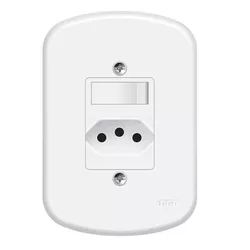 INTERRUPTOR PARALELO TOMADA PAD 2P+T 10 CP SB F.13... - Rabelo Materiais Para Construção
