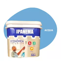 TINTA ECONÔMICA IPANEMA ACQUA 3,6 LITROS ACRILPLUS - Rabelo Materiais Para Construção