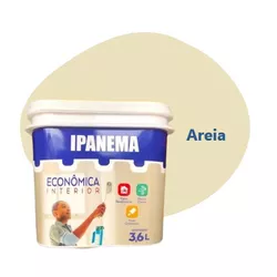 TINTA ECONÔMICA IPANEMA AREIA 3,6 LITROS ACRILPLUS - Rabelo Materiais Para Construção
