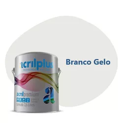 TINTA SEMI BRILHO PREMIUM BRANCO GELO 3,6 LITROS A... - Rabelo Materiais Para Construção