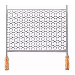 GRELHA PARA CHURRASQUEIRA INOX 50X40 RMC - Rabelo Materiais Para Construção