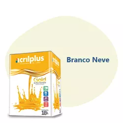 TINTA GOLD STANDARD ACETINADO BRANCO NEVE 18 LITRO... - Rabelo Materiais Para Construção