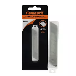 LÂMINA ESTILETE 9MM F29.04 FAMASTIL - Rabelo Materiais Para Construção
