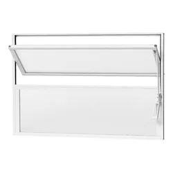 JANELA VIDRO ALUMÍNIO BOREAL SLIM 60X40 BRANCO 631... - Rabelo Materiais Para Construção