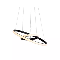 PENDENTE LED MONTREAL 25W 3000K BIVOLT PRETO TASCH... - Rabelo Materiais Para Construção