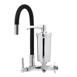TORNEIRA FILTRO PURIFICADOR ÁGUA FLEX PRETA C-67 1... - Rabelo Materiais Para Construção