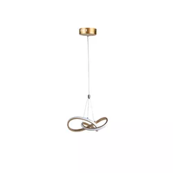 PENDENTE LED DUBAI 15W 3000K BIVOLT OURO 15050997 ... - Rabelo Materiais Para Construção