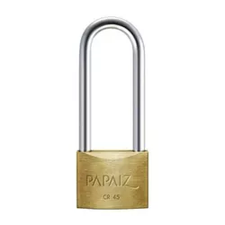 CADEADO HASTE LONGA 45X70 CR45/70 PAPAIZ - Rabelo Materiais Para Construção