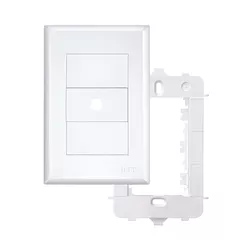 PLACA EVIDENCE COM SUPORTE SAÍDA DE FIO 4X2 2884 F... - Rabelo Materiais Para Construção