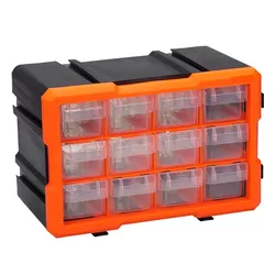 CAIXA PLÁSTICA ORGANIZADORA 30X20X16,5CM 16979 AQU... - Rabelo Materiais Para Construção
