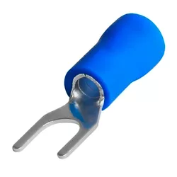 TERMINAL PRE-ISOL. TIPO GARFO 1,5 A 2,5MM DECORLUX - Rabelo Materiais Para Construção