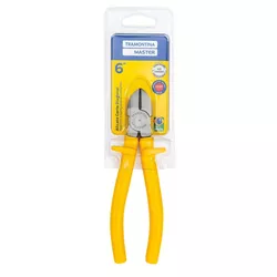 ALICATE CORTE DIAGONAL ISOLADO AMARELO 6 - Rabelo Materiais Para Construção