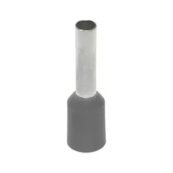 TERMINAL PRE-ISOLADO TIPO TUBULAR CINZA 4,0MM - Rabelo Materiais Para Construção