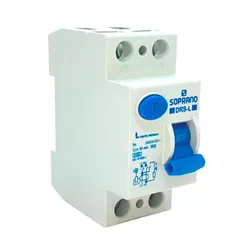 DR BIPOLAR 2P 40A DRS2-L 05028.4040.21 SOPRANO - Rabelo Materiais Para Construção