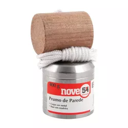 PRUMO DE PAREDE METAL 400GR 33.21.400.400 NOVE54 - Rabelo Materiais Para Construção