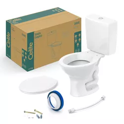 VASO SANITÁRIO COM CAIXA ACOPLADA 3/6LTS SAVEIRO 1... - Rabelo Materiais Para Construção