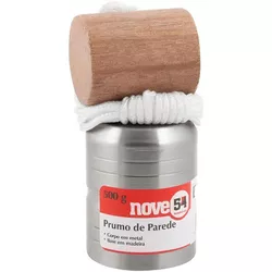 PRUMO DE PAREDE METAL 500GR 3321400500 NOVE54 - Rabelo Materiais Para Construção