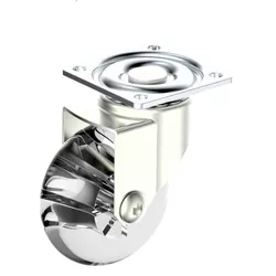 RODÍZIO GIRATÓRIO CRISTAL 50MM SEM FREIO 030803050... - Rabelo Materiais Para Construção