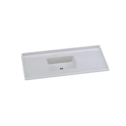 PIA SINTÉTICO STANDARD GRANITADA 120X50CM GELO 505... - Rabelo Materiais Para Construção